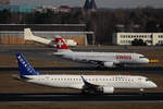 BoraJet, ERJ-190-100LR, TC-YAH, Swiss, Airbus A 320-214, HB-IJI, Germany Air Force, C-160D, 50+48, TXL, 04.03.2017