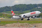 SWISS Global Air Lines, HB-JNF, Boeing 777-31DEER, 3.Mai 2017, ZRH Zürich, Switzerland.