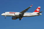 Swiss Bombardier CSeries CS100 (BD-500-1A10) HB-JBH, cn(MSN): 50017,
Zürich-Kloten Airport, 19.06.2017.