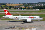 SWISS Global Air Lines, HB-JBH, Bombardier CS-100, 08.Juli 2017, ZRH Zürich, Switzerland.
