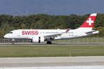 Swiss, HB-JBH, Bombardier, CS-100, 24.09.2017, GVA, Geneve, Switzerland        