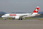 SWISS International Air Lines, HB-JBC, Bombardier CS-100, msn: 50012, 14.April 2018, ZRH Zürich, Switzerland.