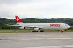 SWISS International Air Lines, HB-JMA, Airbus A340-313X, msn: 538,  Frauenfeld , 21.Mai 2018, ZRH Zürich, Switzerland.