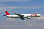 SWISS International Air Lines, HB-JNB, Boeing777-3DEER, msn: 44583/1383, 15.Juni 2018, ZRH Zürich, Switzerland.