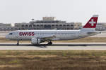 Swiss, HB-JLS, Airbus, A320-214, 03.06.2018, MLA, Malta, Malta         