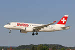 SWISS International Air Lines, HB-JBE, Bombardier CS-100, msn: 50014, 09.Juli 2018, ZRH Zürich, Switzerland.