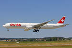 SWISS International Air Lines, HB-JNI, Boeing 777-3DEER, msn: 62754/1540, 15.Juni 2018, ZRH Zürich, Switzerland