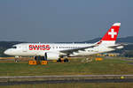 SWISS International Air Lines, HB-JBH, Bombardier CS-100, msn: 50017, 01.August 2018, ZRH Zürich, Switzerland.