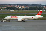 SWISS International Air Lines, HB-JCC, Bombardier CS-300, msn: 55012, 01.August 2018, ZRH Zürich, Switzerland.