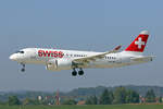 SWISS International Air Lines, HB-JBE, Bombardier CS-100, msn: 50014, 05.September 2018, ZRH Zürich, Switzerland.