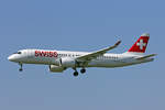 SWISS International Air Lines, HB-JCG, Bombardier CS-300, msn: 55020, 05.September 2018, ZRH Zürich, Switzerland.