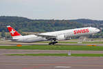 SWISS International Air Lines, HB-JNE, Boeing 777-3DEER, msn: 44586/1409, 10.September 2018, ZRH Zürich, Switzerland.