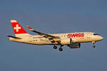 SWISS International Air Lines, HB-JBF, Bombardier CS-100, msn: 50015, 26.Dezember 2018, ZRH Zürich, Switzerland.