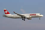SWISS International Air Lines, HB-JCT, Airbus A220-371, msn: 55046, 23.Januar 2019, ZRH Zürich, Switzerland.