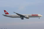 SWISS International Air Lines, HB-JNC, Boeing 777-3DEER, msn: 44584/1391, 23.Januar 2019, ZRH Zürich, Switzerland.