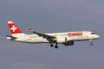 SWISS International Air Lines, HB-JCL, Bombardier CS-300, msn: 55029,  Winterthur , 21.Februar 2019, ZRH Zürich, Switzerland.
