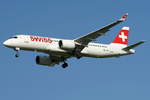 Swiss, Bombardier CSeries CS300 (BD-500-1A11) HB-JCF, cn(MSN): 55015,
Zürich-Kloten Airport, 26.06.2019.