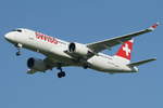 Swiss, Bombardier CSeries CS300 (BD-500-1A11) HB-JCO, cn(MSN): 55033,
Zürich-Kloten Airport, 26.06.2019.