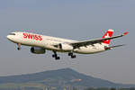 SWISS International Air Lines, HB-JHG, Airbus A330-343X, msn: 1101,  Glarus , 25.Juni 2019, ZRH Zürich, Switzerland.