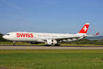 SWISS International Air Lines, HB-JHN, Airbus A330-343X, msn: 1403,  Altdorf , 01.August 2019, ZRH Zürich, Switzerland.