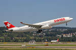 SWISS International Air Lines, HB-JHM, Airbus A330-343X, msn: 1355, 18.August 2019, ZRH Zürich, Switzerland.