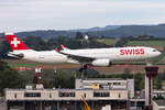 Swiss, HB-JHF, Airbus, A330-343, 17.08.2019, ZRH, Zürich, Switzerland      
