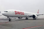SWISS International Air Lines, HB-JNJ, Boeing 777-3DEER, msn: 62755/1545, 26,Oktober 2019, ZRH Zürich, Switzerland.