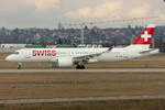 Swiss, HB-JCM, Airbus, A220-300, 11.01.2020, STR, Stuttgart, Germany      