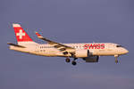 SWISS International Air Lines, HB-JBI, Airbus A220-100, msn: 50018, 12.Januar 2020, ZRH Zürich, Switzerland.