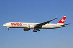 SWISS International Air Lines, HB-JNL, Boeing 777-3DEER, msn: 66092 /1636, 22.April 2020, ZRH Zürich, Switzerland.