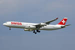 SWISS International Air Lines, HB-JMA, Airbus A340-313X, msn: 538,  Frauenfeld , 01.August 2020, ZRH Zürich, Switzerland.