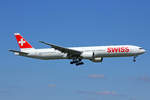 SWISS International Air Lines, HB-JNG, Boeing777-3DEER, msn: 62752/1471, 05.August 2020, ZRH Zürich, Switzerland.