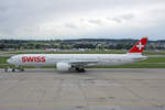 SWISS International Air Lines, HB-JNK, Boeing 777-3DEER, msn: 66091/1631,  Luzern , 29.August 2020, ZRH Zürich, Switzerland.