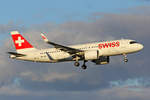 SWISS International Air Lines, HB-JDA, Airbus A320-271N, msn: 9246,  Engelberg , 26.Dezember 2020, ZRH Zürich, Switzerland.