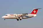 SWISS International Air Lines, HB-IXG, BAe Avro RJ85, msn: E2231, 16.März 2005, ZRH Zürich, Switzerland.