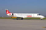 SWISS International Air Lines, HB-JAU, Embraer ERJ-145, msn: 14500570, 30.Oktober 2005, ZRH Zürich, Switzerland.