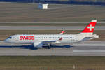 SWISS International Air Lines, HB-JCL, Bombardier CS-300, msn: 55029,  Winterthur , 02.März 2021, ZRH Zürich, Switzerland.