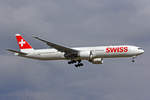 SWISS International Air Lines, HB-JNL, Boeing 777-3DEER, msn: 66092 /1636, 20.März 2021, ZRH Zürich, Switzerland.