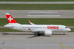 SWISS International Air Lines, HB-JBF, Bombardier CS-100, msn: 50015, 09.April 2021, ZRH Zürich, Switzerland.