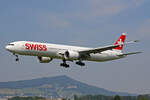 SWISS International Air Lines, HB-JNB, Boeing777-3DEER, msn: 44583/1383, 12.Juni 2021, ZRH Zürich, Switzerland.