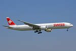 SWISS International Air Lines, HB-JNF, Boeing B777-3DEER, msn: 44587/1416, 04.September 2021, ZRH Zürich, Switzerland.