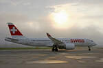 SWISS International Air Lines, HB-JCT, Airbus A220-371, msn: 55046, 26.September 2021, ZRH Zürich, Switzerland.