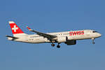 SWISS International Air Lines, HB-JCE, Bombardier CS-300, msn: 55014, 22.Oktober 2021, ZRH Zürich, Switzerland.