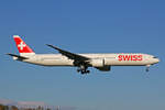 SWISS International Air Lines, HB-JNL, Boeing 777-3DEER, msn: 66092/1636, 22.Oktober 2021, ZRH Zürich, Switzerland.