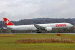 SWISS International Air Lines, HB-JNJ, Boeing 777-3DEER, msn: 62755/1545, 28.November 2021, ZRH Zürich, Switzerland.