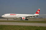 SWISS International Air Lines, HB-IQG, Airbus A330-223, msn: 275, 16.März 2007, GVA Genève, Switzerland.
