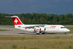 SWISS Global Air Lines, HB-IYY, BAe Avro RJ100, msn: 3339, 16.März 2007, GVA Genève, Switzerland.