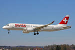 SWISS International Air Lines, HB-JCU, Airbus A220-371, msn: 55110,  Davos , 18.April 2022, ZRH Zürich, Switzerland.