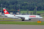 SWISS International Air Lines, HB-JCF, Bombardier CS-300, msn: 55015, 21.Mai 2022, ZRH Zürich, Switzerland.