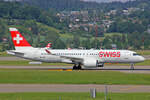 SWISS International Air Lines, HB-JCS, Airbus A220-371, msn: 55045, 21.Mai 2022, ZRH Zürich, Switzerland.